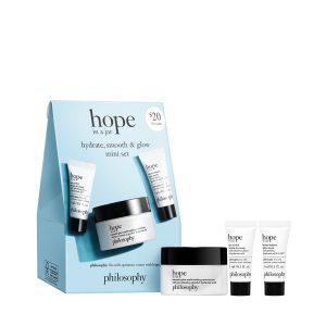 hydrate, smooth & glow mini set