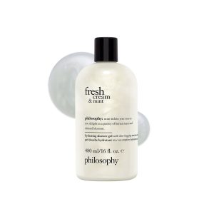 fresh cream & mint hydrating shower gel