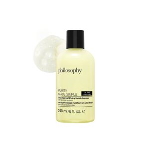 one-step mattifying facial cleanser